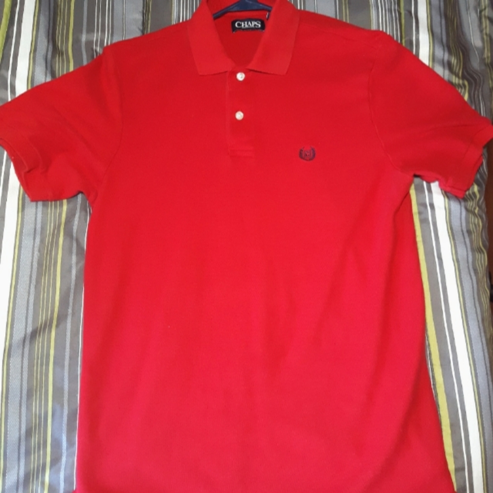 Red CHAPS Polo, Small